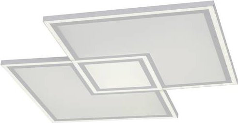 Just Light LED-Deckenleuchte Edging Weiß, quadratisch, dimmbar mit Fernbedienung und CCT, B/T: 67,5 x 67,5 cm - Bild 1