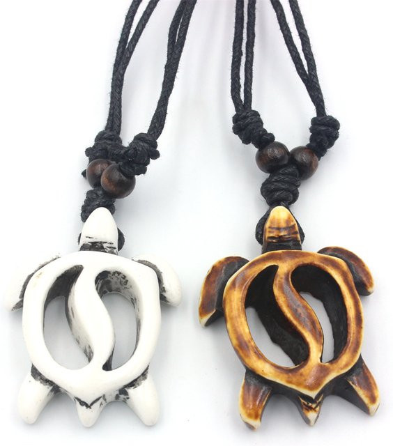 weyena Halskette, Schildkröte, Yin Yang, Unisex - Bild 1