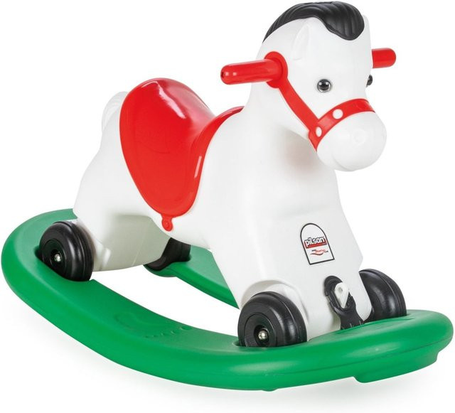 Pilsan Schaukelpferd mit Musik 2 in 1 Schaukelpferd und Rutscher multicolor - Bild 1