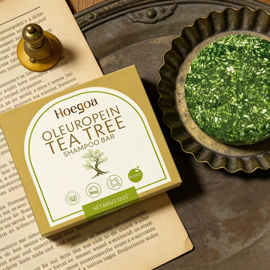 Hoegoa Shampoo-Bar mit Teebaumöl, 60g, Unisex - Bild 3
