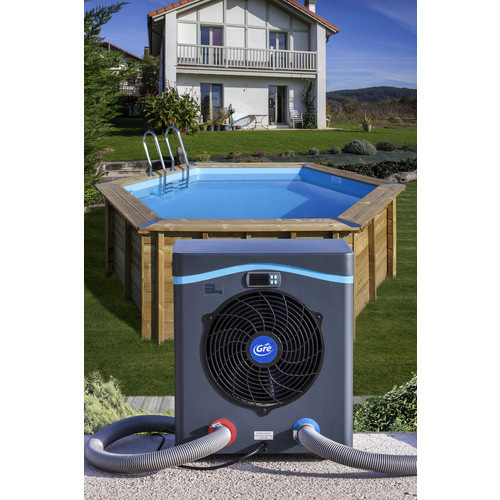 Gre Miniwärmepumpe für Pools bis 40 m³ in Grau mit 5500 W Heizleistung - Bild 4