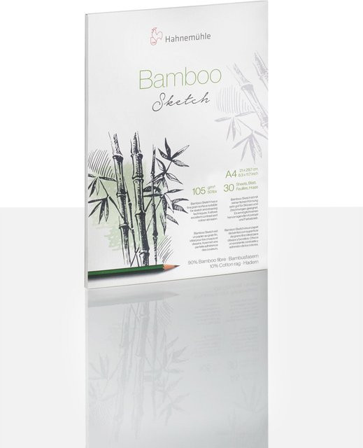 Hahnemühle Bamboo Skizzenpapier naturweiß, 30 Blatt, DIN A4, 105g/m² - Bild 1