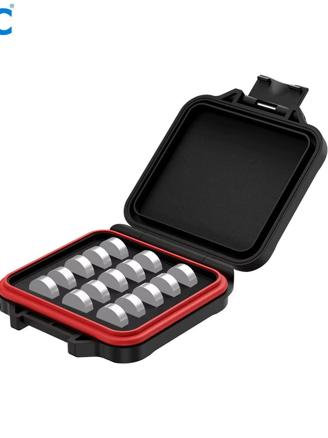 JJC LIR1240 Batteriegehäuse-Halter zur Aufbewahrung von 15 Stück LIR1240 CR1240 Lithium-Knopfzellen in Schwarz - Bild 6