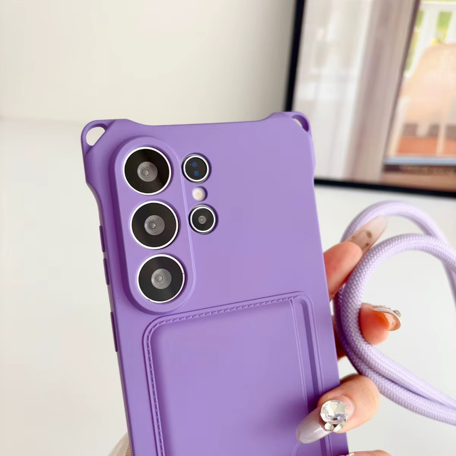 szHAIyu Silikon Crossbody Brieftasche und Handyhülle für Samsung Galaxy S26 S25 S24 S23 S22 A17 A56 A26 A16 in Grün - Bild 1