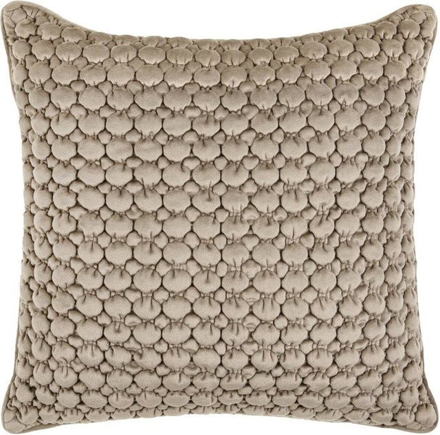 Dekokissen Bubble von Pocoline in Braun aus Polyester, B/L: 45 x 45 cm - Bild 1