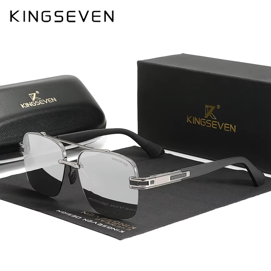 KINGSEVEN Sonnenbrille Halbrand, polarisiert, Unisex - Bild 2