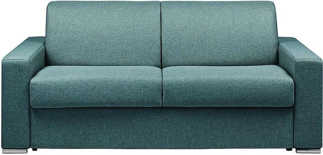 Vente-unique Schlafsofa Calito Blau mit Stoffbezug - Bild 1