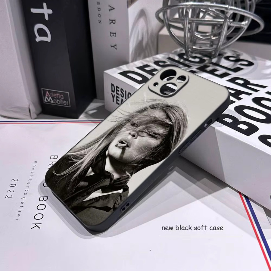 Kate M-Moss Trendige Handyhülle für iPhone 17 Air 16 15 14 Plus 13 12 11 Pro Max 16e Stoßfeste HD Klare Rückabdeckung in Transparent - Bild 6