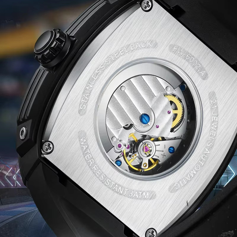 Mark Fairwhale Armbanduhr Automatik, Tonneau, Edelstahl, Herren - Bild 2