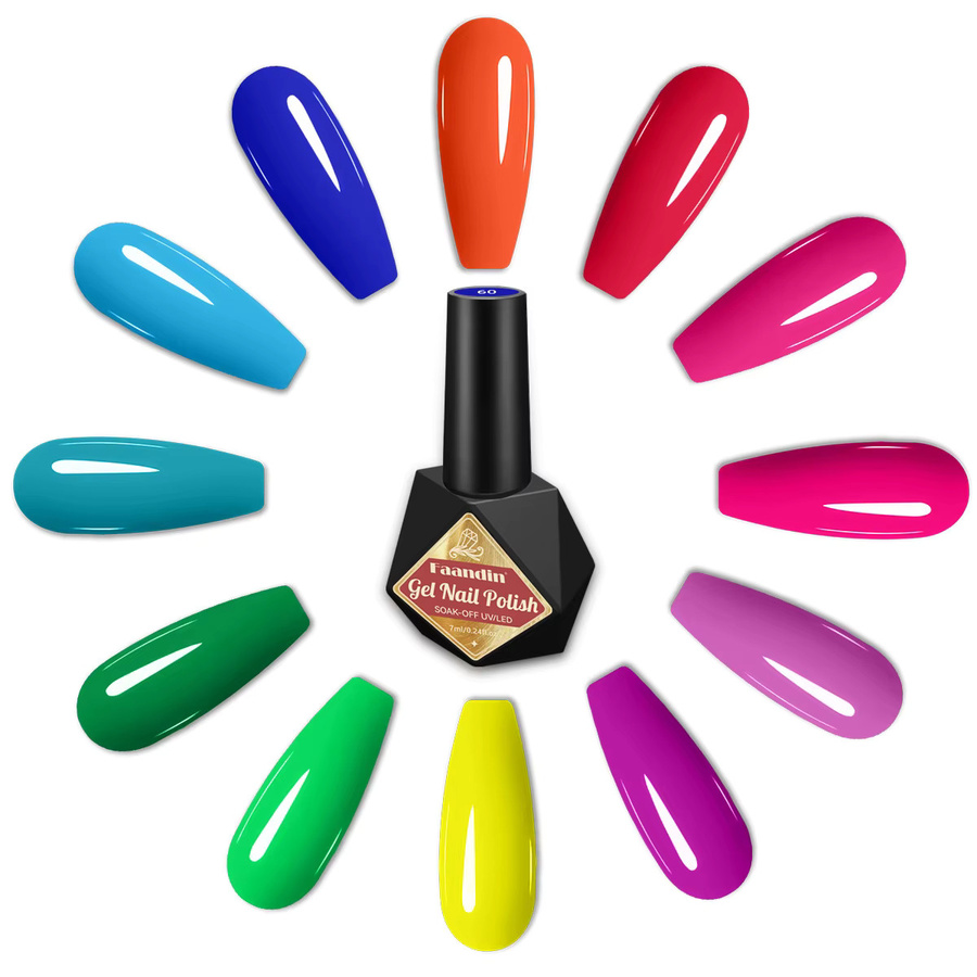 Faandin Nagellack, 7 ml, schimmernd, Unisex - Bild 4