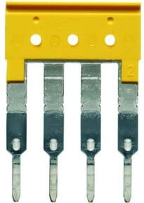 Weidmüller Querverbindung ZQV 2.5/4, 4-polig, Gelb, 2,8 mm - Bild 1