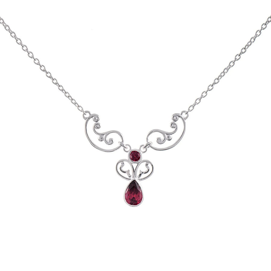 Collier 925 Silber, Zirkonia, beere - Bild 1