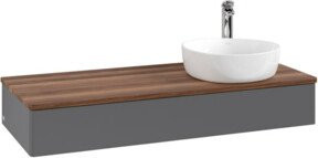 V&B Waschtischunterschrank Antao mit Beleuchtung, Weiß, B/T/H: 120 x 50 x 19 cm - Bild 1