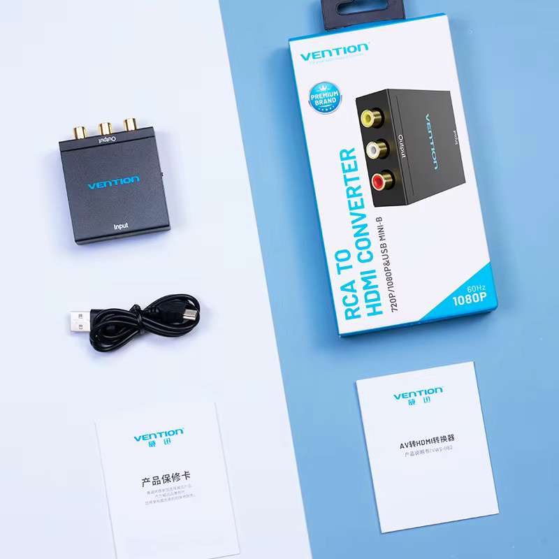 Vention HDMI zu AV Konverter HDMI auf RCA CVBS L/R Adapter in Schwarz - Bild 6