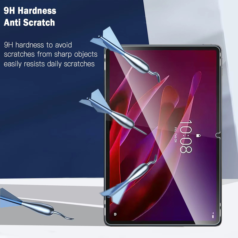Displayschutzfolie für Lenovo Yoga Tab 11,1 Zoll 2025, transparent, bruchsicher und kratzfest, HD klar und blasenfrei - Bild 2