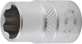 BGS Super Lock Steckschlüssel-Einsatz aus Chrom-Vanadium mit 3/8 Zoll Antrieb und 11 mm Schlüsselweite in Silber - Bild 1