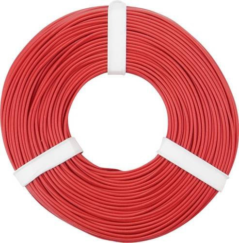 Donau Elektronik Litze 1 x 0,25mm² Rot 50m - Bild 1