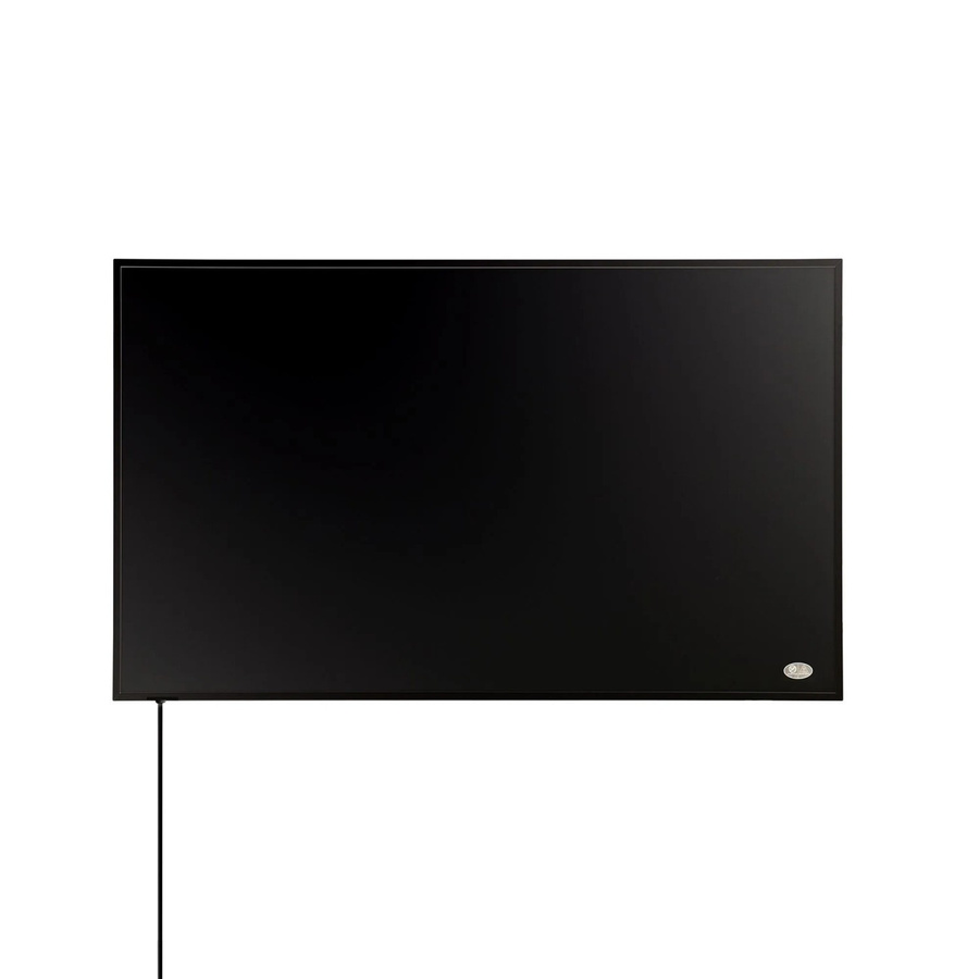 Könighaus Infrarotheizung Black Edition 800 W Schwarz mit Kabelausgang Quer Rechts - Bild 2
