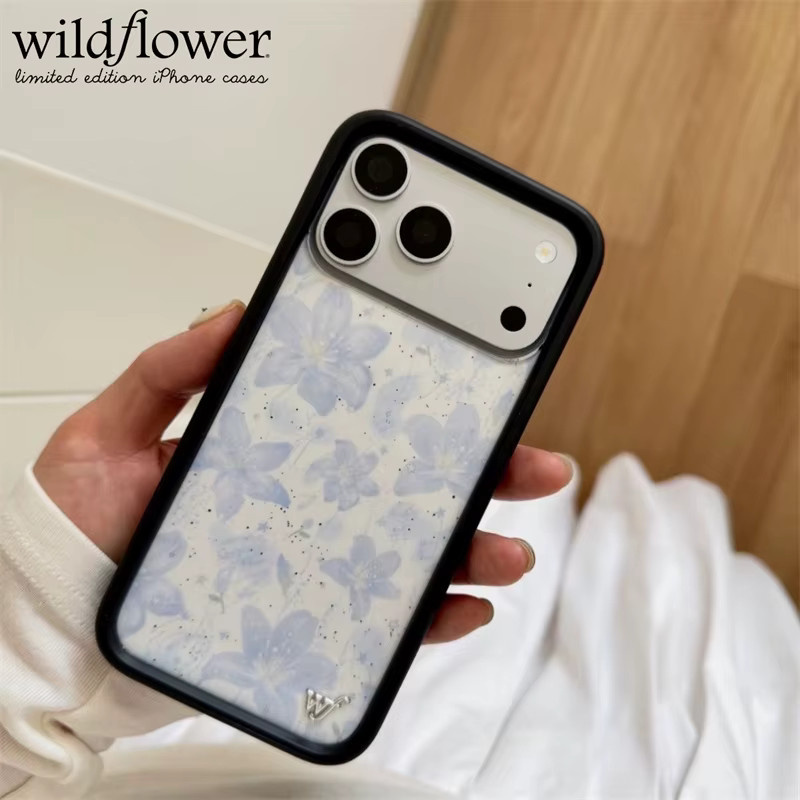 Wildblume in Blue Lily Handyhülle für iPhone 11 bis 17 Pro Max Plus, Stoßfeste Schutzhülle in Blau mit Lilien-Blumen Design - Bild 3