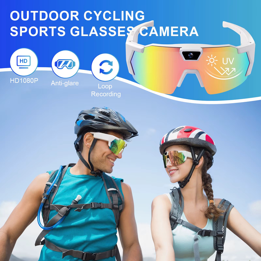 DIXSG HD Smart Video Brille mit Action Kamera und Wifi in Blau - Bild 4