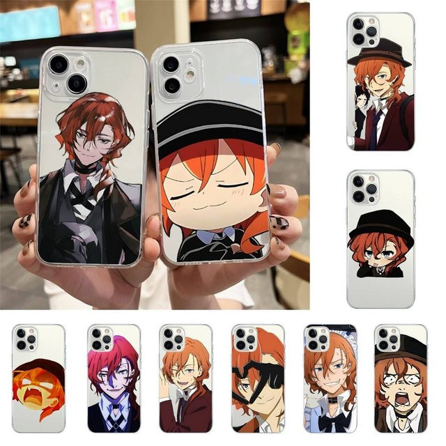 Transparente Chuuya Bungo Stray Dogs Anime Handyhülle für Apple iPhone 17 16 15 14 13 12 11 Pro Max Plus SE 2020 X XR XS Case - Bild 1