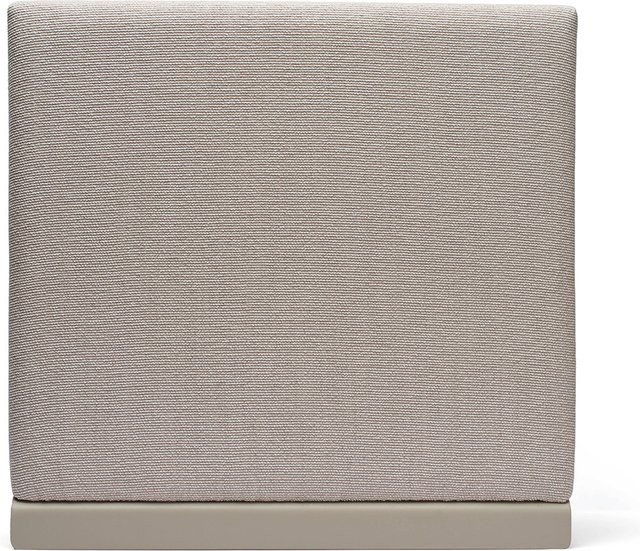 Stern Rückenteil und Seitenteil Enya in Aluminium Greige mit 100% Polyacryl Vanilla - Bild 1