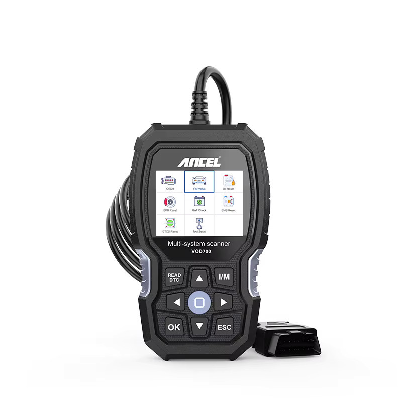 ANCEL VOD700 OBD2 Scanner Diagnosegerät für Volvo in Schwarz mit ABS, Injektor, Öl, ETC, BMS, EPB, TPMS und DPF Reset Funktionen - Bild 6