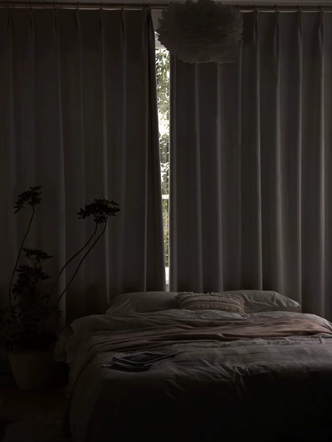 CENTURyMiG Verdunkelungsvorhänge Hellgrau für Wohnzimmer und Schlafzimmer mit Sonnenschutz und Windschutz - Bild 6