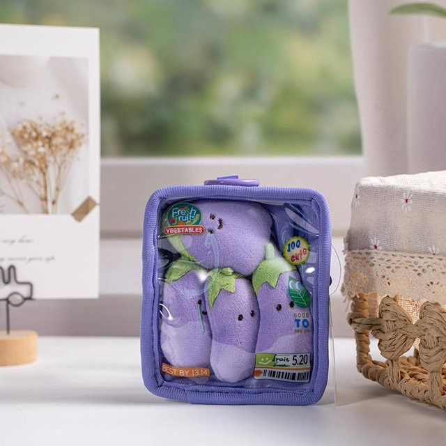 Yiran toy Obst & Gemüse Serie Plüschtier Tasche, 15cm - Bild 1