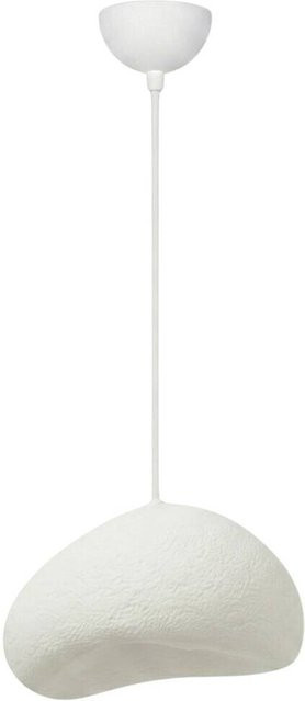 Opviq Pendelleuchte modern in Weiß aus Metall und Glas mit E27 Fassung, B/T/H: 32 x 27 x 32 cm - Bild 1