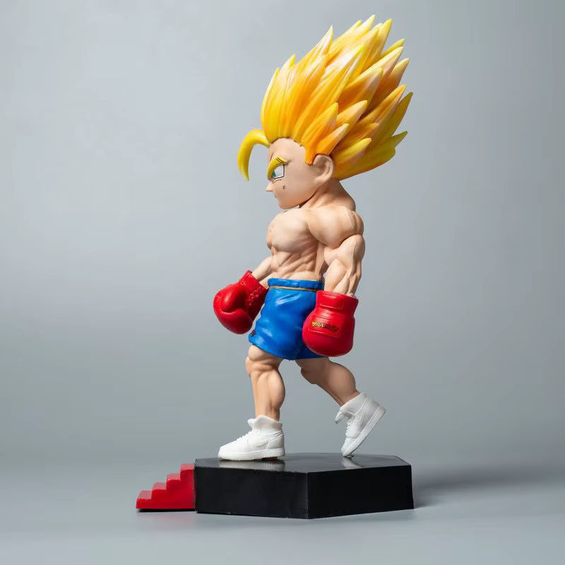 Bandai Dragon Ball Z Sammelfigur Trunks Vegeta Goku Bodybuilding Fitness Motiv in Mehrfarbig - Bild 4