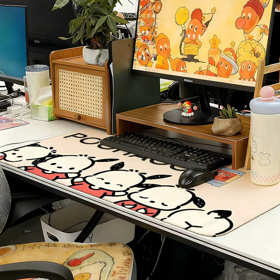 P-Pochacco Sakura Gaming Mauspad in Weiß für Gamer und Büro - Bild 3