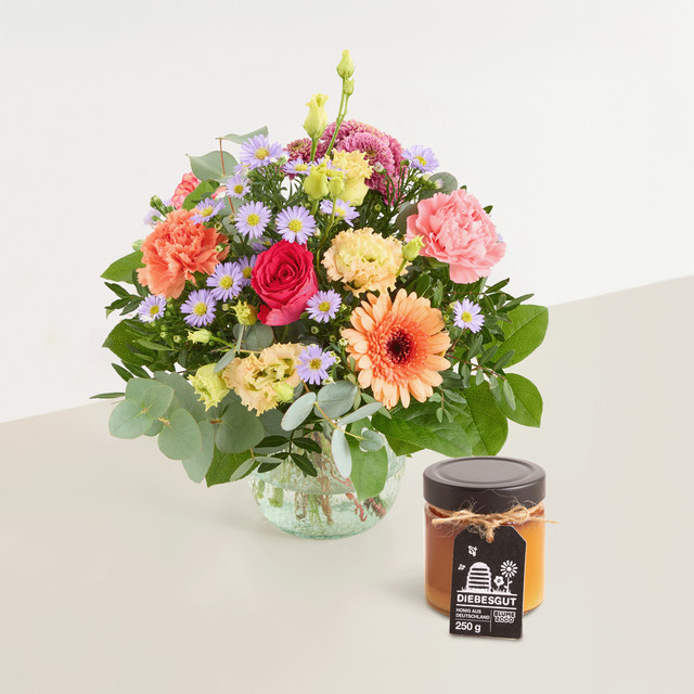 BLUME2000 Bouquet multicolour mixed Geschenk thank you - Bild 1