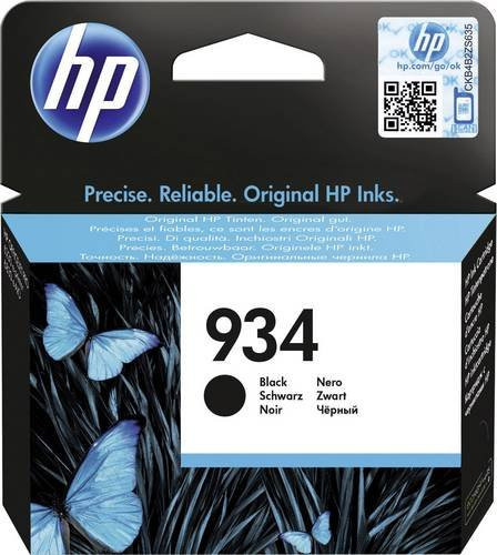 Original HP Tintenpatrone 934 Schwarz C2P19AE - Bild 1