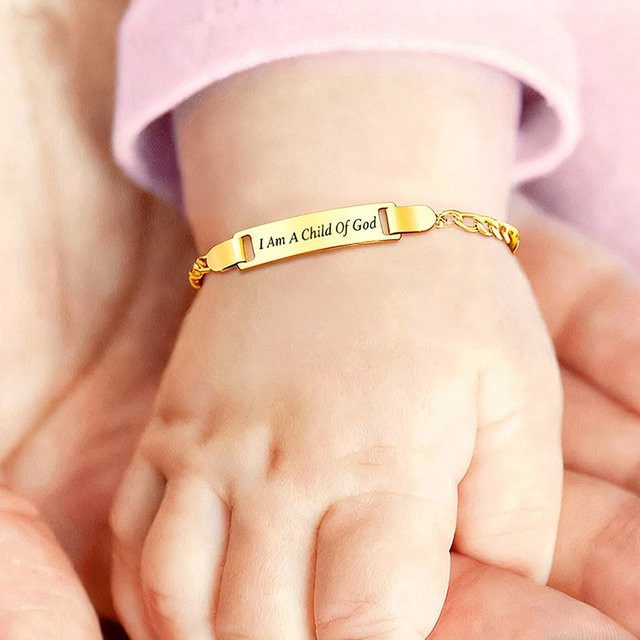 konminry Armband, 18K vergoldetes Edelstahl, Kinder - Bild 1