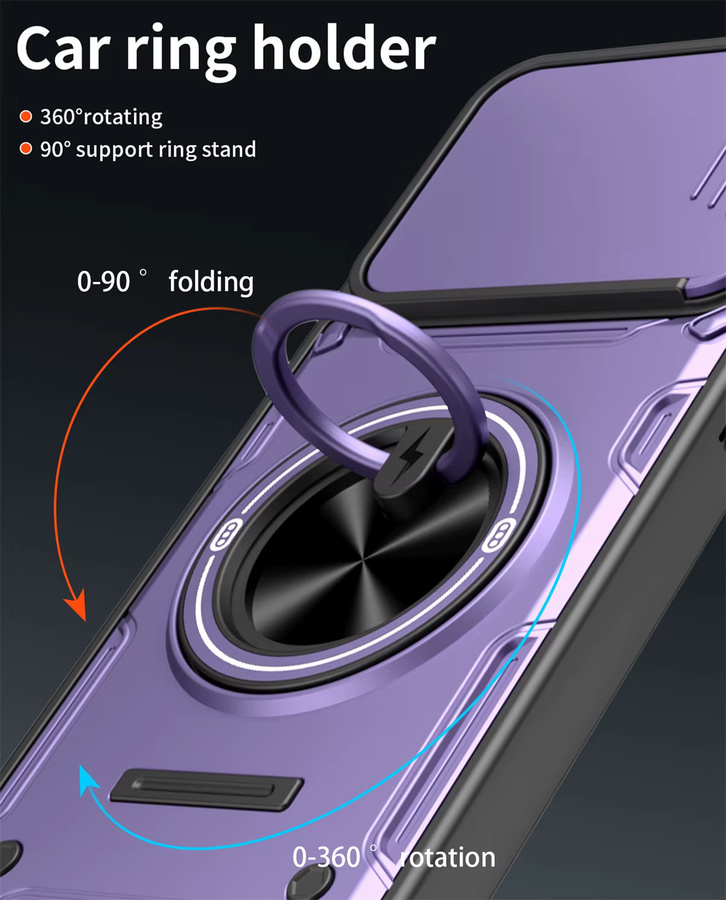 Hybrid-Cover Schutzhülle für Motorola Moto Edge 70 60 50 Fusion 60 Pro G86 G56 G06 G15 G05 mit Schiebe-Kameralinsen-Schutzring in Blau - Bild 5