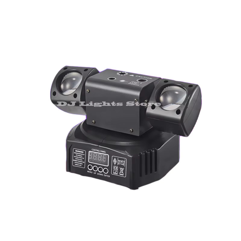 GVT 3 in 1 LED Moving Head mit Laser und Strobe Effekt für DJ, Disco und Bühne, DMX512 und Fernbedienung steuerbar - Bild 3