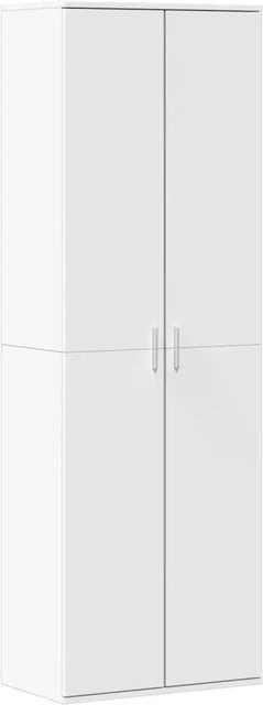 vidaXL Highboard Weiß aus Holzwerkstoff B: 60 cm, T: 35 cm, H: 180 cm - Bild 1