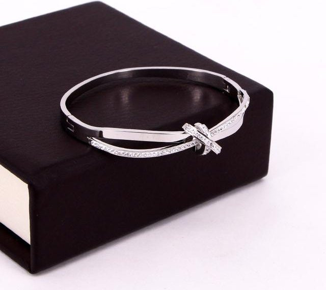 Binchi Keji Travel Armband, Edelstahl, Roségold, Zirkonia, Damen - Bild 1
