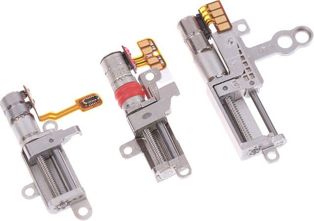 SAFENH Micro Tiny 5 mm Präzisions-Planetengetriebe für Schrittmotor, 2 Phasen, 4 Drähte mit linearer Schraube und Metallschieber-Zubehör in Silber - Bild 1