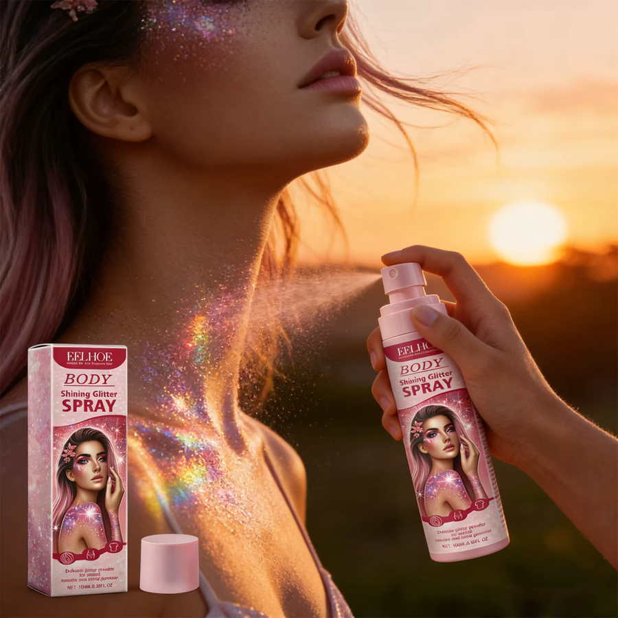 eelhoe Make-up-Glitzer-Spray, schimmernd, Unisex - Bild 3