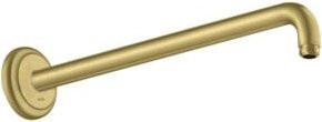 Hansgrohe Brausearm Wandmontage in gebürsteter Optik, Länge: 38,9 cm - Bild 1