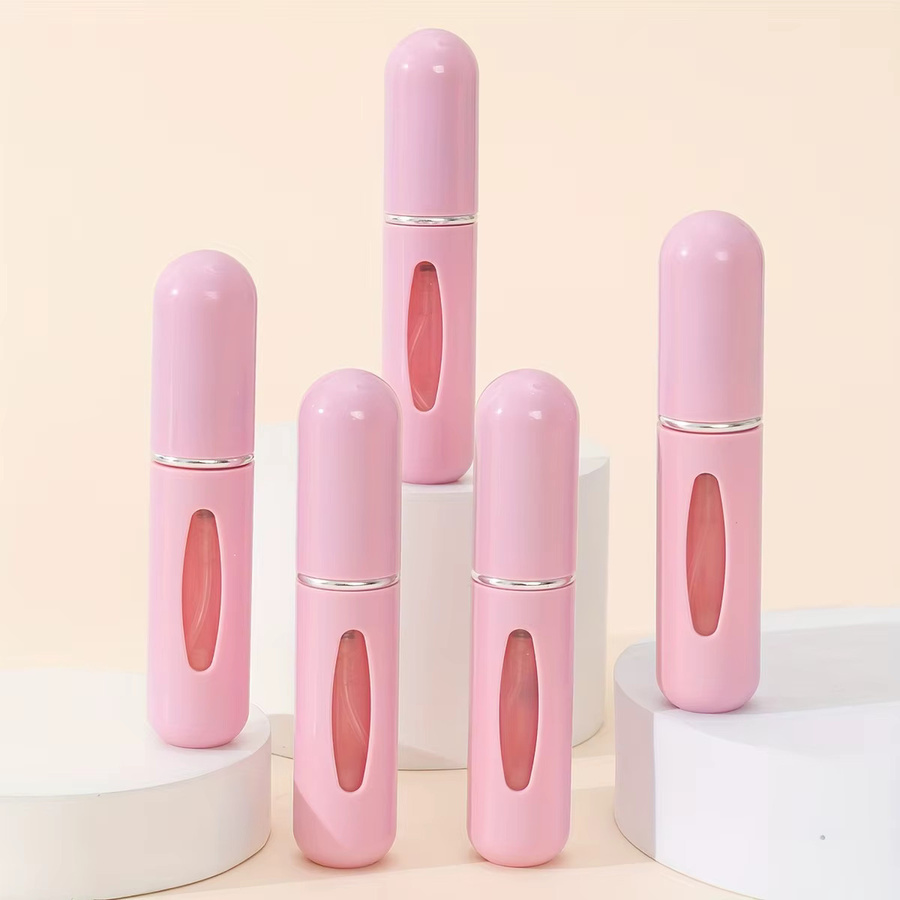 FIGHTYU Parfümflasche, 5er-Pack, wiederbefüllbar, gemischte Farben, 5 ml - Bild 1