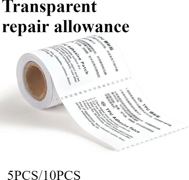 Transparentes TPU Reparaturpflaster Wasserdichtes Klebeband für Zelte, Regenmäntel und aufblasbare Produkte - Bild 1