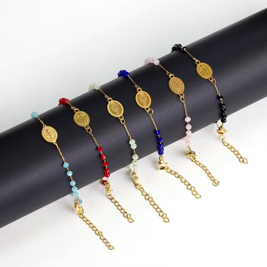 LUXUKISSKIDS Armband, Edelstahl, Perlen, Mehrfarbig, Kinder - Bild 2