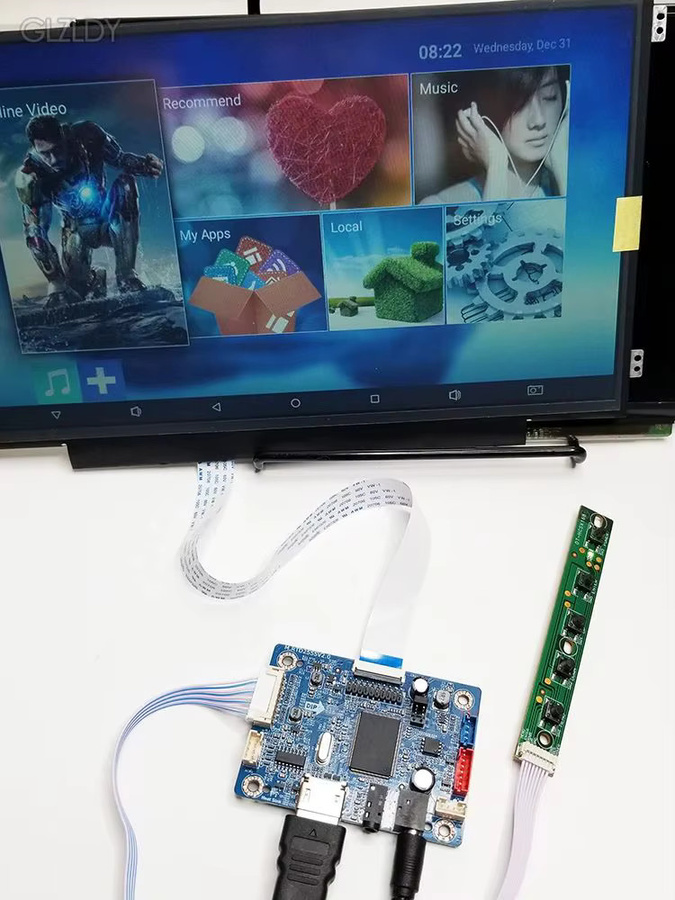 GLZLDY Universal EDP zu HDMI LCD-Controller mit 30-poligem Anschluss für Bildschirmauflösungen bis 1920 x 1080 - Bild 5