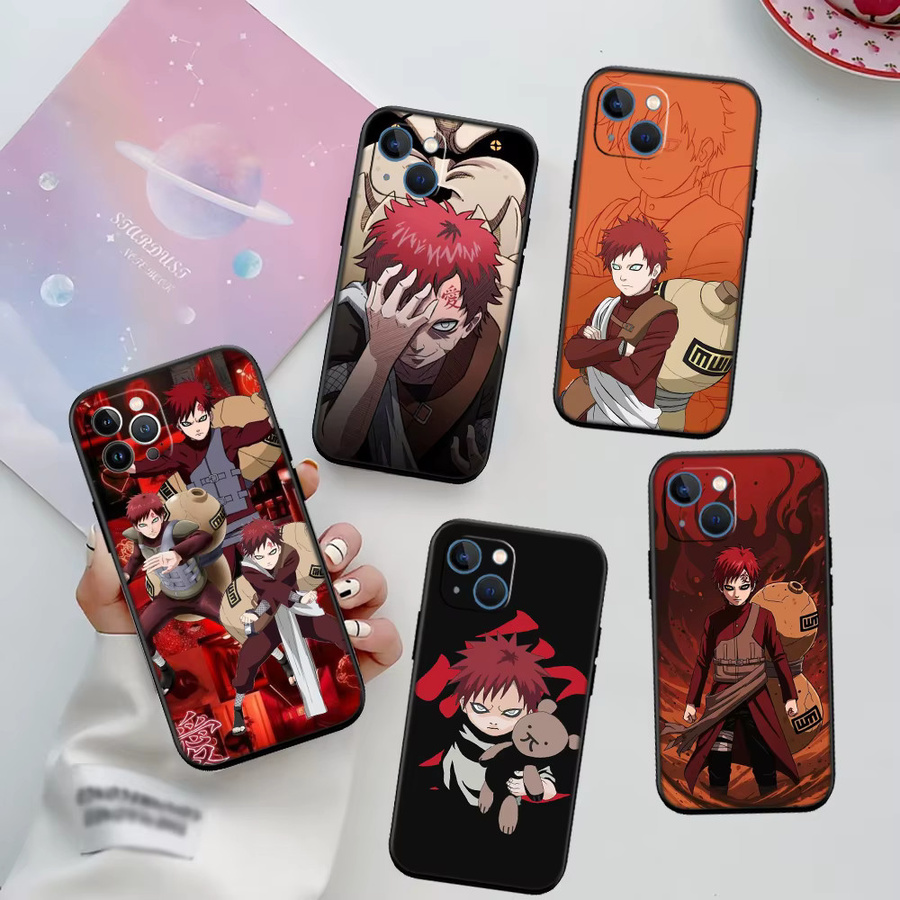 RA20 Naruto Gaara Handyhülle für Apple iPhone 16 15 14 13 12 Pro Max Plus Mini in Multicolour - Bild 3