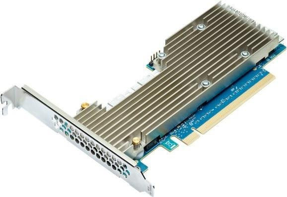 Broadcom P411W-32P NVMe Speicher-Controller RAID Controller Card PCIe 4,0 x16 Low-Profile in Silber - Bild 1