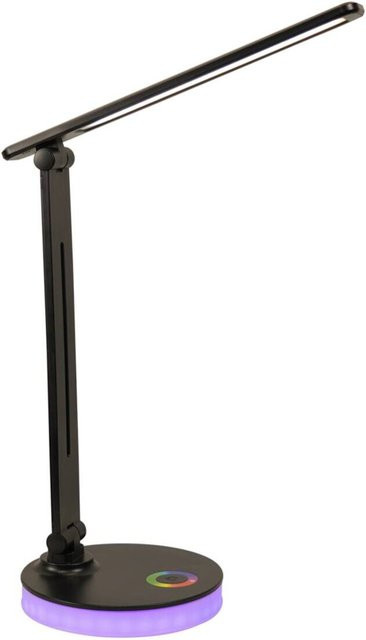 Pocoline Tischleuchte Djenga aus Aluminium in Schwarz, dimmbar, Höhe: 35 cm, Durchmesser: 15 cm - Bild 1