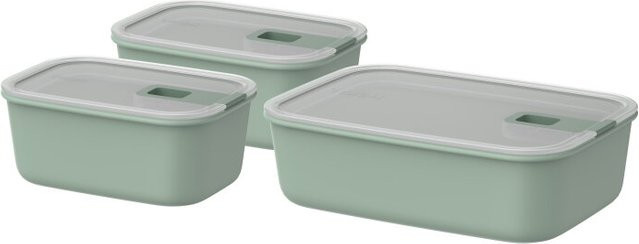 Mepal EasyClip Frischhaltedosen Set 3-teilig Nordic Sage, 2x 700 ml und 1x 1500 ml, Kunststoff, mikrowellen- und gefriersicher - Bild 1